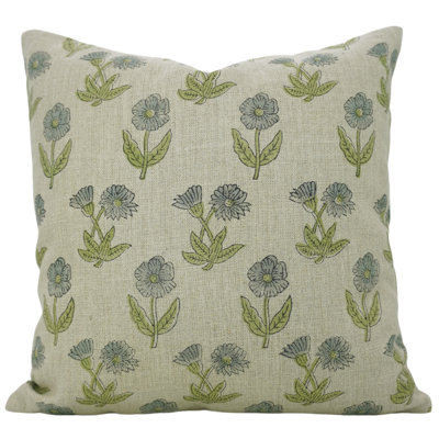 Fabdivine Accent Decorative thick Linen Pillowcase cushion, throw (Kirti)