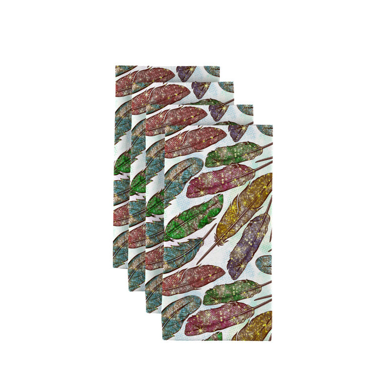 Hadden Polyester Abstract Square Napkin