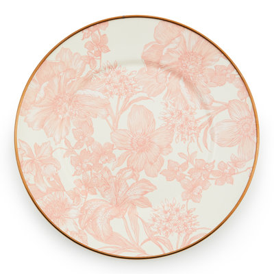 Rosy Check Enamel Salad/Dessert Plate