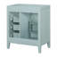 Base de meuble-lavabo de 30 po. Style moderne avec tiroirs. Fabrication en bois massif. Capacité en eau, grande capacité. Assemblage requis sans évier. Armoire. Apparence élégante.-390936150