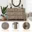 Commode double 6 tiroirs Demiya