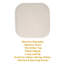 Coussin de chaise en mousse viscoélastique antidérapante 16 po x 16 po Alexis-86741252-112466861