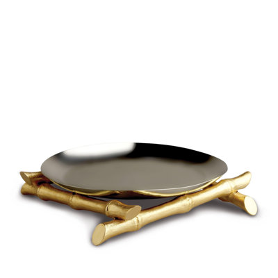Round Bamboo Platter