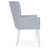 Lana Solid Wood Acrylic Upholstered Dining Armchair