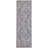 Lyiah Oriental Machine Washable Polyester Area Rug in Gray-166941874