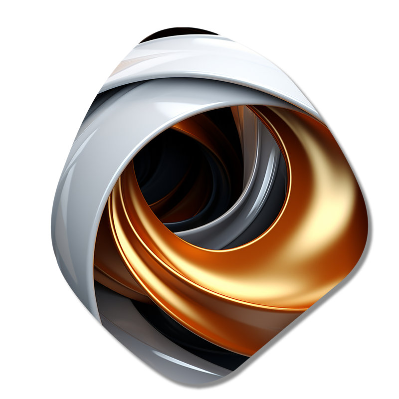 Middleton - Art abstrait en forme de nébuleuse spirale abstraite en métal, H 28 po x l 25 po