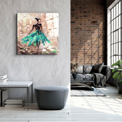 Superbe peinture décorative en verre trempé 23,6 po x 23,6 po | 100% verre trempé, épaisseur: 0,16 pouce | Impression UV pour des couleurs éclatantes | Art mural parfait pour la décoration de la maison ou du bureau, design moderne et élégant