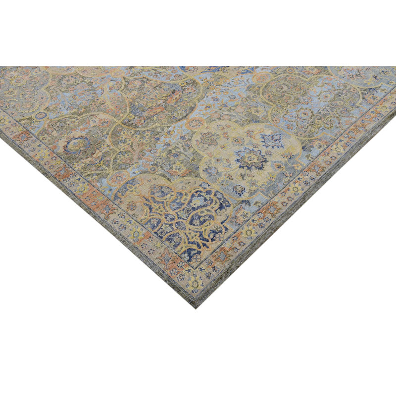 Floral Area Rug, Rectangle 9' x 12'