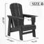 Chaise Adirondack en plastique Laputz-1160066953