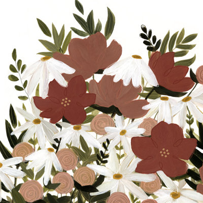 " Terracotta Wildflowers II " by Emma Scarvey