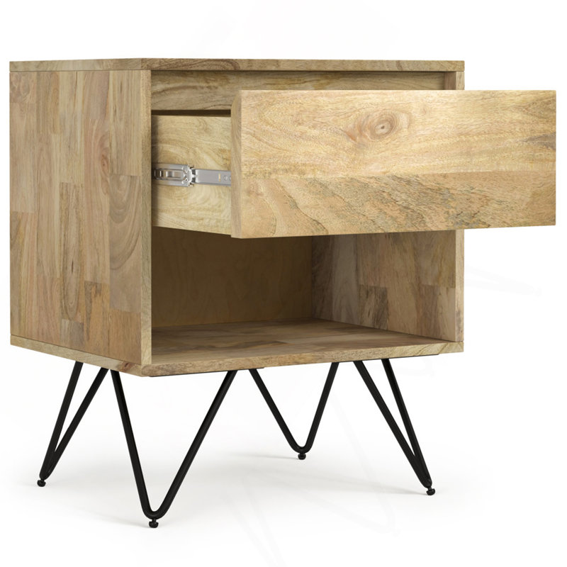 Table de chevet Hunter, Naturel