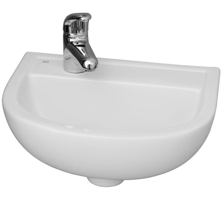 Barclay 11.88'' White Vitreous China Rectangular Bathroom Sink with Overflow