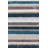 Striped Handmade Tufted Blue Area Rug-204295925