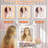 Vanity Set For Small Bedrooms, Small Space Makeup Vanity With LED Mirror, Stool & Foldable Side Tables