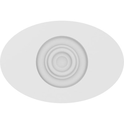 Standard Dalton Bullseye Rosette with Square Edge
