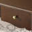 Dark Brown Solid Wood Three-drawer Writing Desk