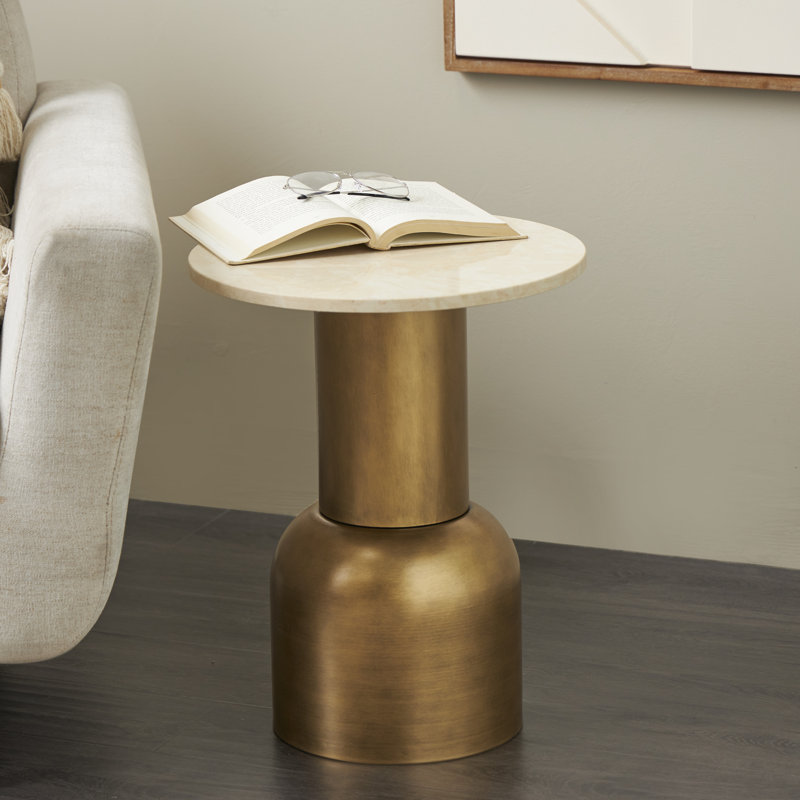 Table d'appoint en métal Yest