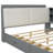 Daybed with Upholstered Storage Headboard, Bookcase and 2 Drawers, Wood Platform Bed with Storage Shelves and Rotatable Storage Board-1596861426-1609245295