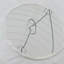 30cm H Paper Round Lamp Shade ( Uno ) in White