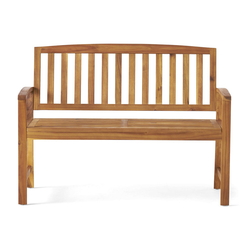 Banc en bois d'acacia 2 places, Teck