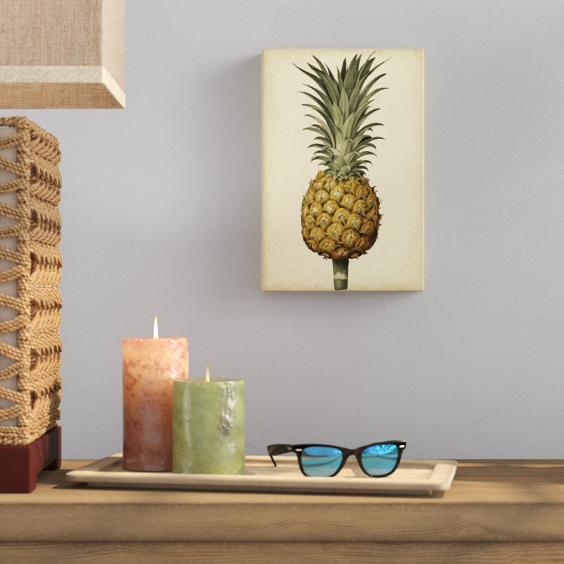 Brookshaw Antique Pineapple II by George Brookshaw - Painting Print, 30cm H x 20cm W, Wrapped Canvas
