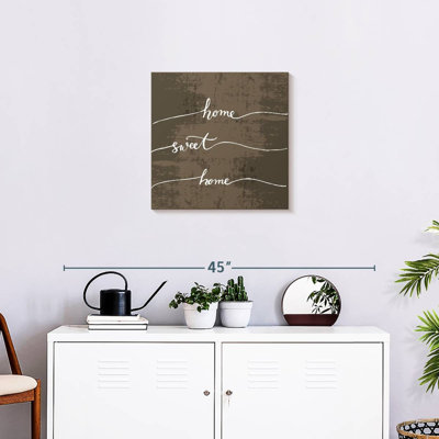 Plaque murale Khylige Sweet Home Calligraphy