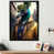Impression noire sur toile encadrée n'est pas disponible