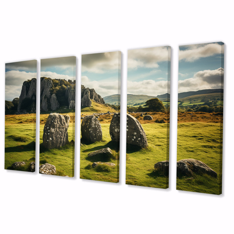 Paysage, ensemble de 5 pièces sur toile Irish Legends - Irish Legends II