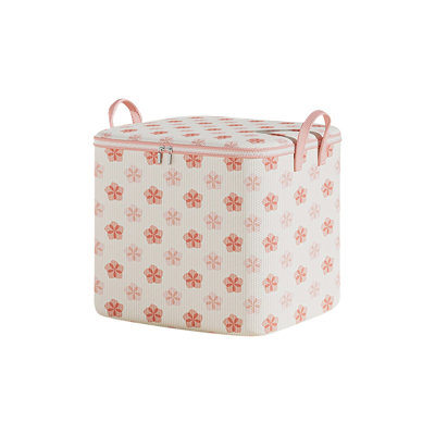 Large Capacity Storage Bins with Lid, Clothes Storage Bags Packing Moving Boxes with Zippers and Reinforced Handles, Storage Basket Containers for Bla