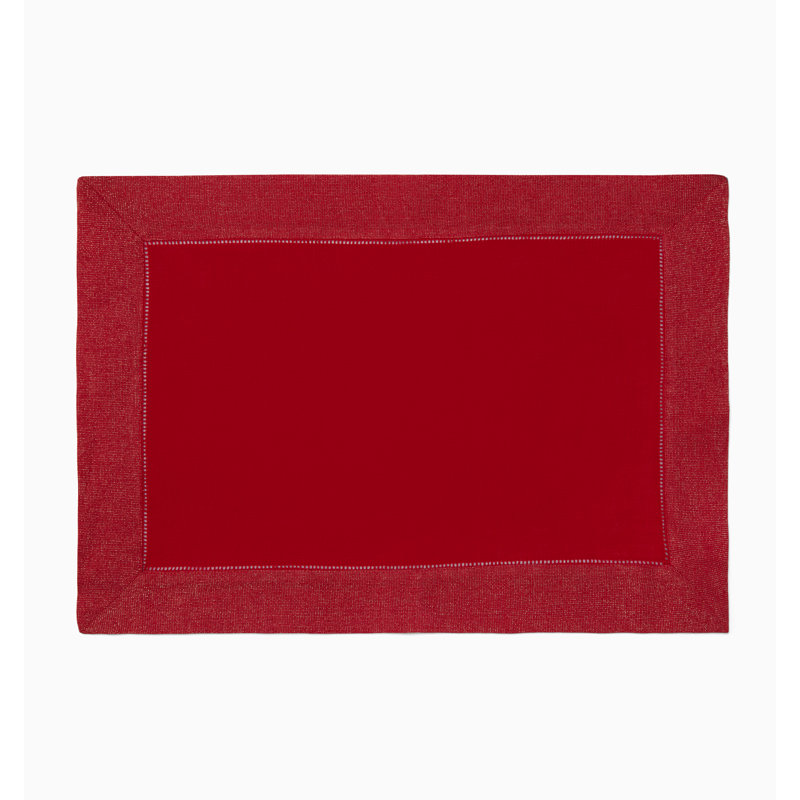 Filetto Linen Rectangle Placemats