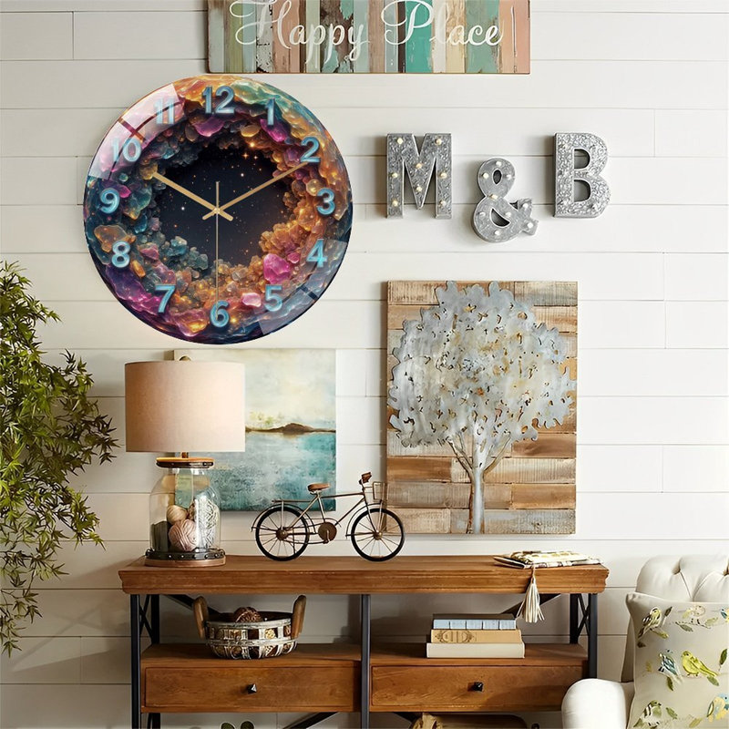 Horloge murale Geode