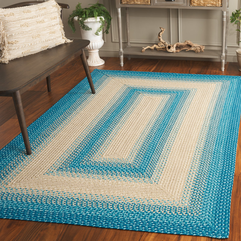 Tapis intérieur / extérieur tissé à la main Performance, Rectangle de 5 pi x 8 pi