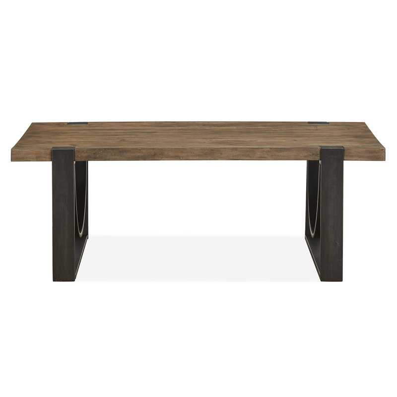 Alayah Solid Wood Top Coffee Table