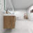 84'' Double Bathroom Vanity with Acrylic Top-1323390672