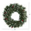 Faux Lighted Pine 24'' Wreath