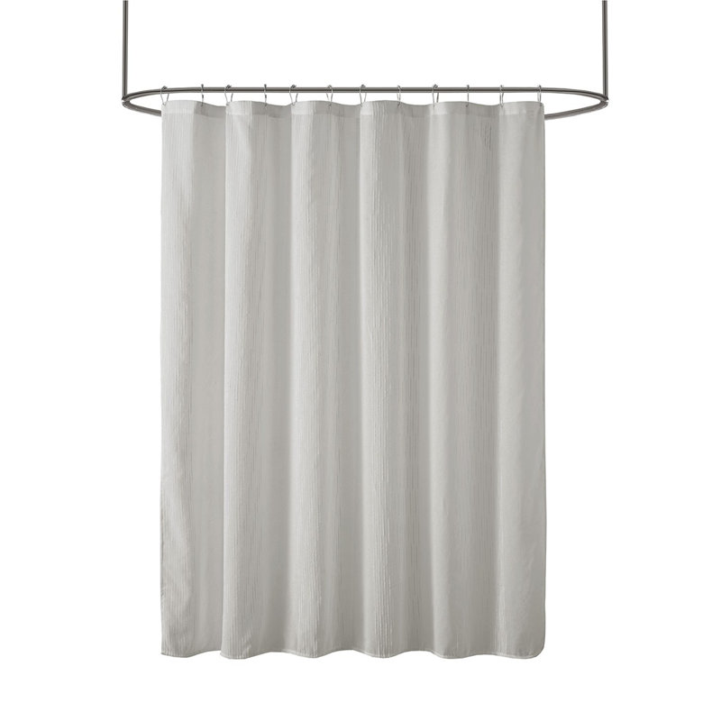 Delicate Sheer Flowing Shower Curtain