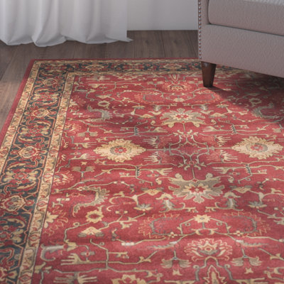 Bellflower Oriental Looped / Hooked Area Rug