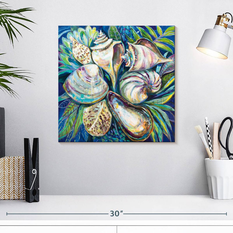Aletra Tropical Seashells, 16" H x 16" W
