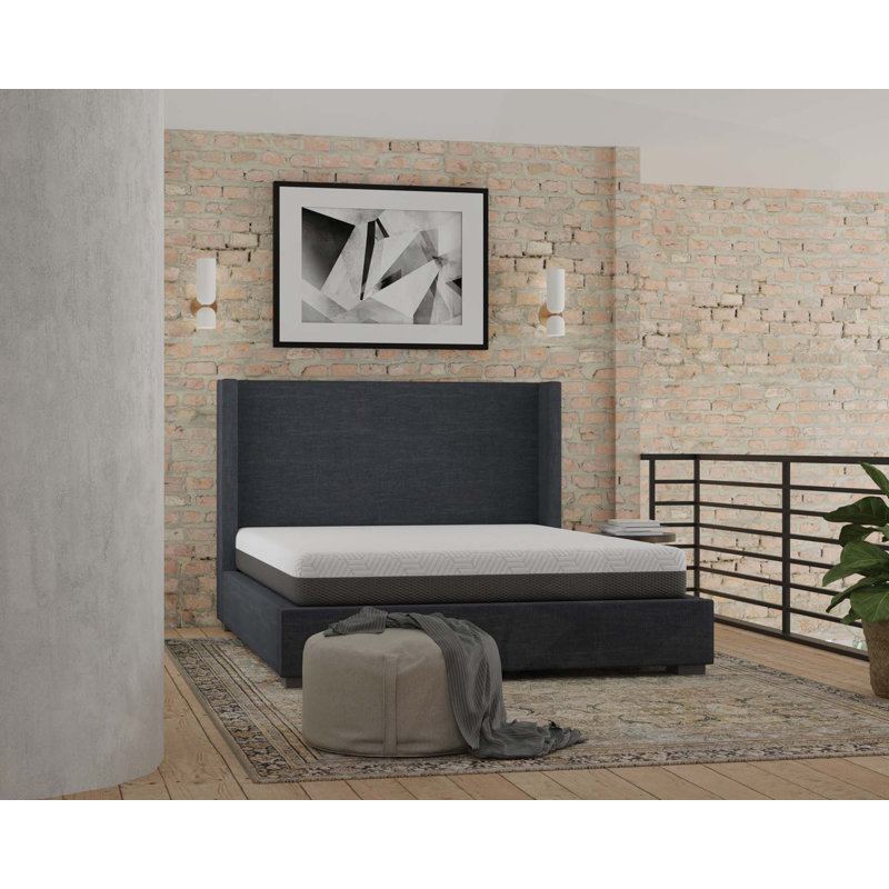 Matelas mi-ferme avec housse à fermeture éclair, Double