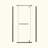 Corner Shower Enclosure Frameless Neo-Angle Shower Enclosure, 1/4" (6Mm) Clear SGCC Tempered Glass, Pivot Shower Door,Shower Base Not Included-120558905