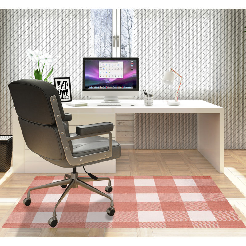 Tapis de chaise rectangulaire Chico, L 36 po x L 60 po, Corail