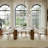 Modern Rectangular Sintered Stone Dining Table With Double Pedestal Base-554995491-554995517