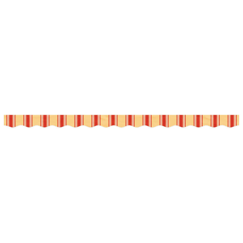 Replacement Fabric For Awning Valance, Yellow/Orange, 330cm W x 20cm D, Striped