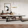 Moiser 78.8" To 110.2" Extendable Rectangular Sintered Stone Dining Table Seat 10-12