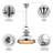 Pendik 1 - Light Chrome Dome Pendant