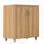 Meuble-lavabo avec lavabo, armoire de salle de bain avec portes et tiroir