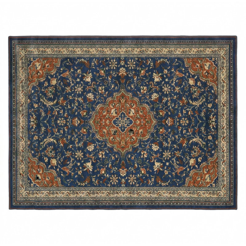 Boho Chic Rug Non-Shedding & Easy Care for Living Room, Bedroom, Rectangle 5' x 8'