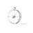 2 Puntos Metal Wall Clock-1978938023