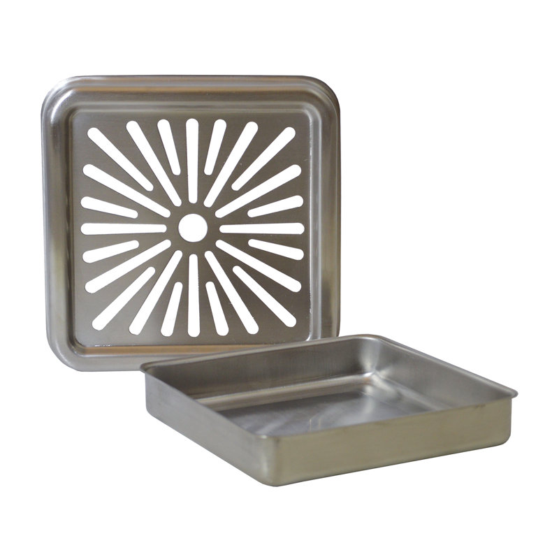 Stainless Steel 6" Beverage Dispenser Drip Tray