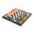 Crader World Menagerie 2 Player Wood Chess And Checkers Set